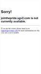 Mobile Screenshot of jointhepride.sgv2.com