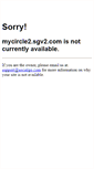 Mobile Screenshot of mycircle2.sgv2.com