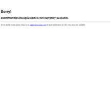 Tablet Screenshot of ecommunitiesinc.sgv2.com