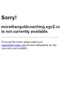 Mobile Screenshot of morethangoldcoaching.sgv2.com